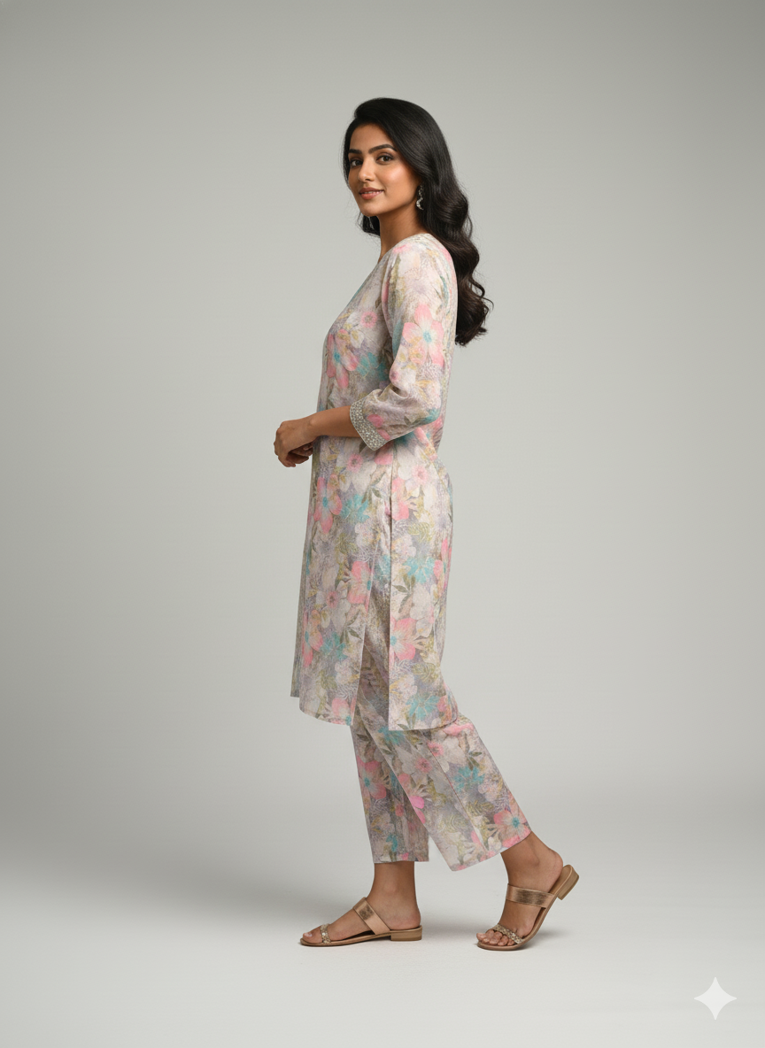 Ethereal Blooms Two-Piece Set