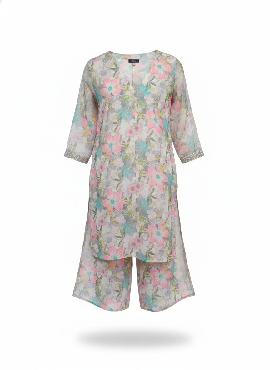 Ethereal Blooms Two-Piece Set