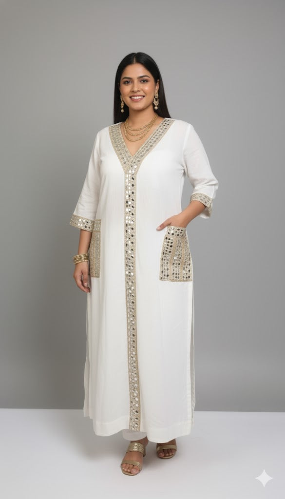 Ivory Sparkle Tunic